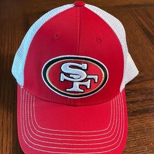 NFL San Francisco 49ers Truckers Hat One Size Fits Most.